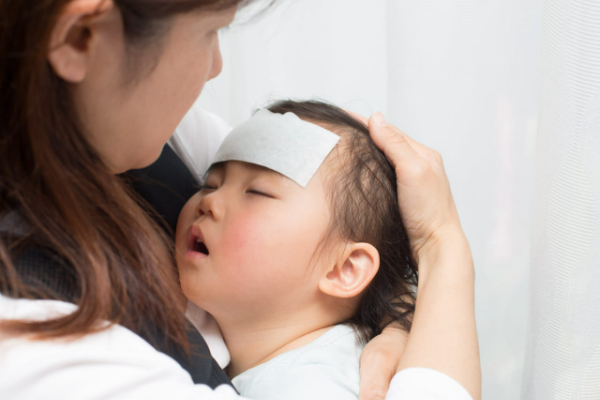 発熱した子ども